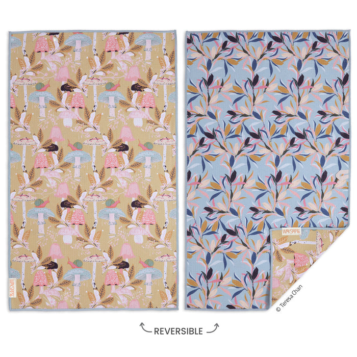 Woodland Mushroom Microfiber Towel