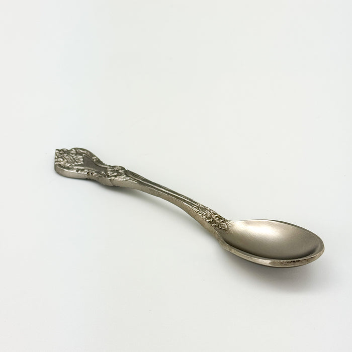 Silver Antiqued Appetizer Spoon