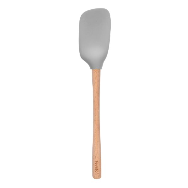 Flex-Core Spoonula Wood Handle | Oyster Gray • Tovolo