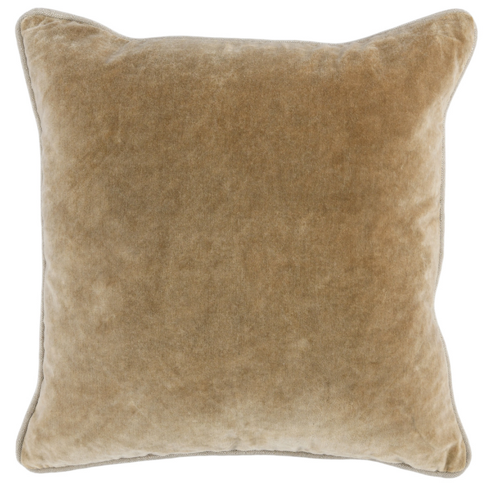 Velvet Wheat Pillow 18x18