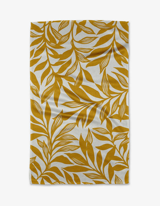 Geometry • Saffron Tea Towel - 18x30