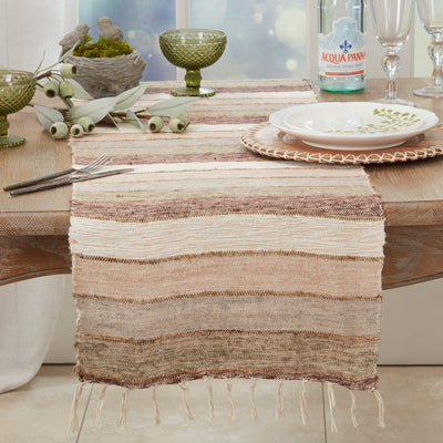 Natural Striped Runner- 72x16