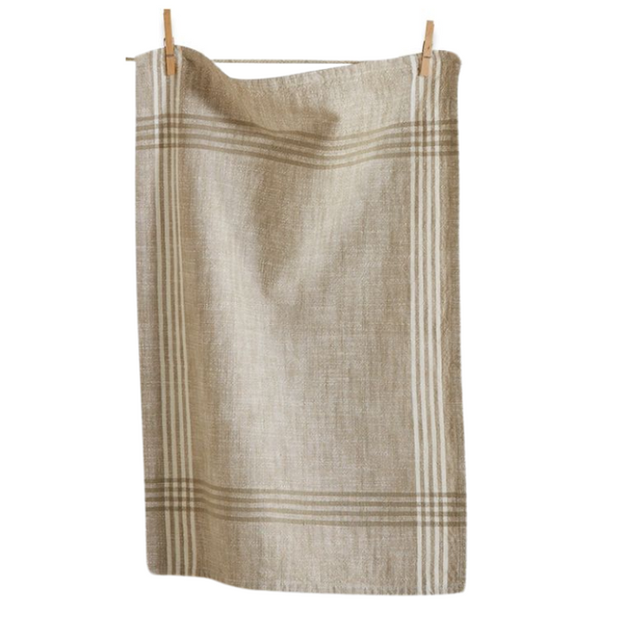 Edged Lines White Canyon Dishtowel