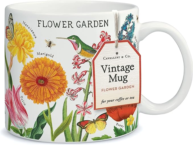Flower Garden Ceramic Mug - 14oz