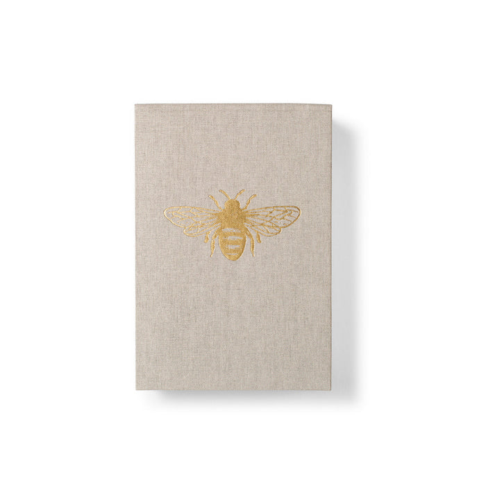 Classic Bee Bookcloth Note