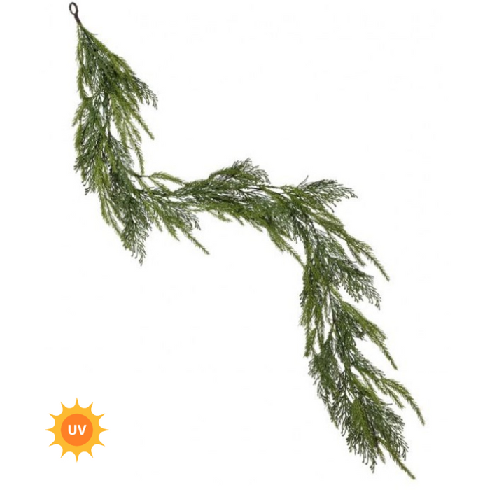 UV Natural Touch Cedar & Pine Garland - 48"