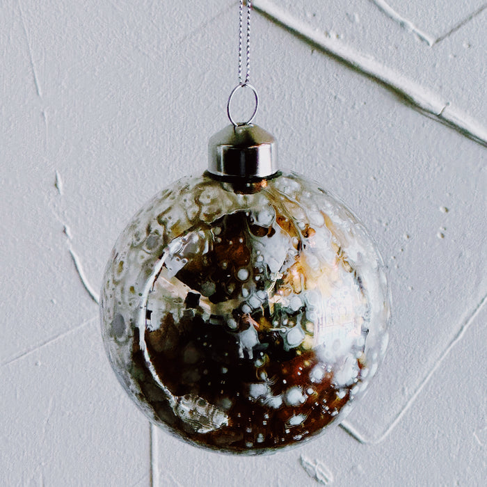 Speckled Mercury Ornament - 3"