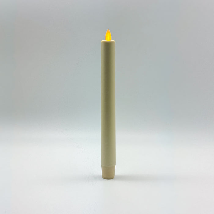 Luminara Ivory Wax Taper Candle - 9.5"