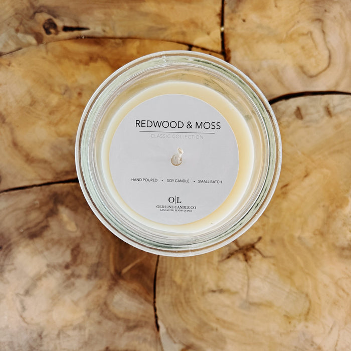 Redwood & Moss Candle 20 oz • Old Line Candle Company
