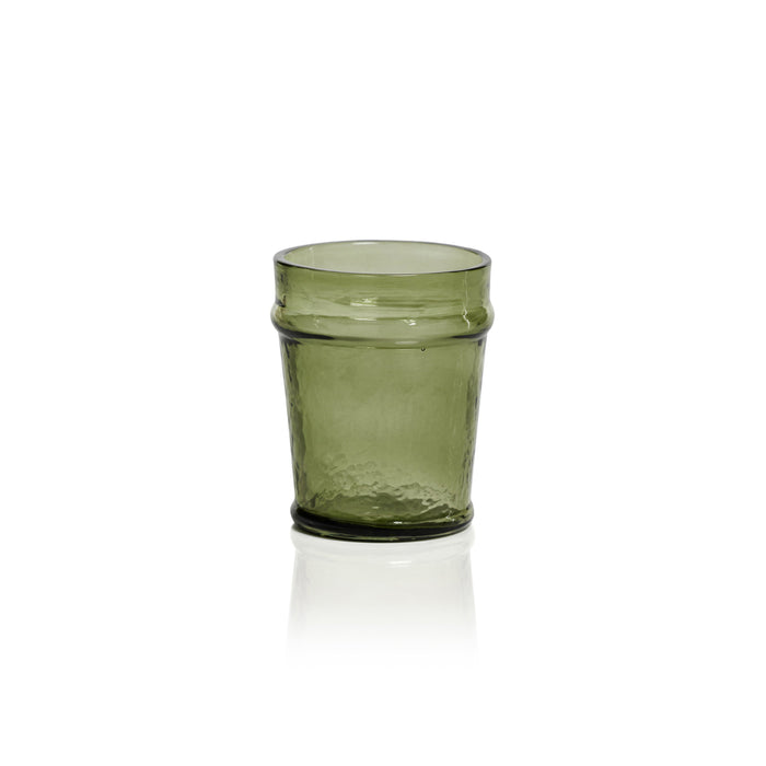 Double Old Fashioned Glass - Green
