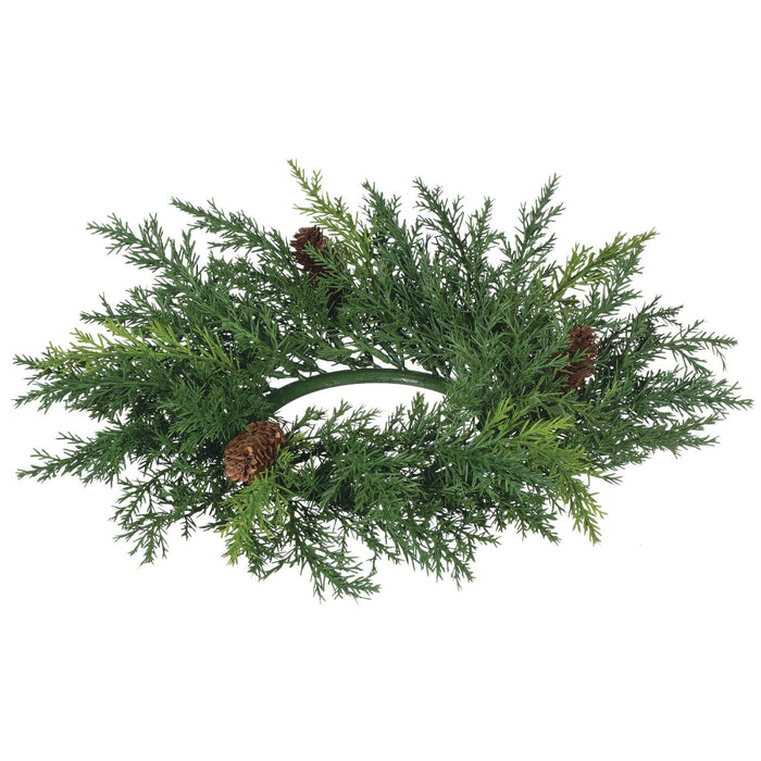 Arborvitae & Cone Ring - 4"