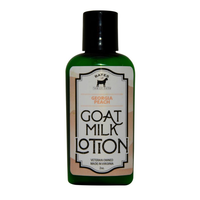 Georgia Peach Goat Milk Lotion 2 oz • Bates Family Farm