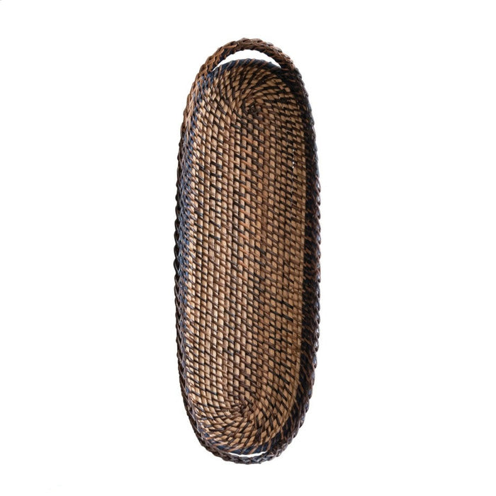 Oval Rattan French Bread Tray - 17"