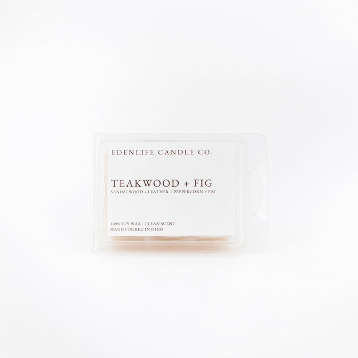 Teakwood & Fig Melt • Edenlife Candle Co.