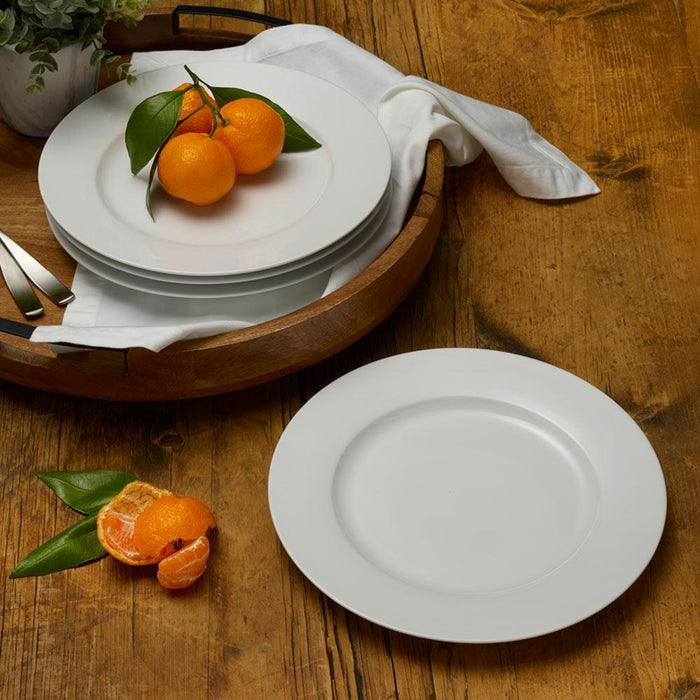 Everyday White Classic Rim Dinner Plate - 10.75"