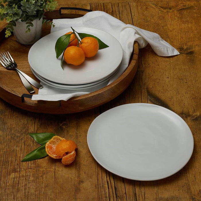 Everyday White Organic Dinner Plate - 10.75"