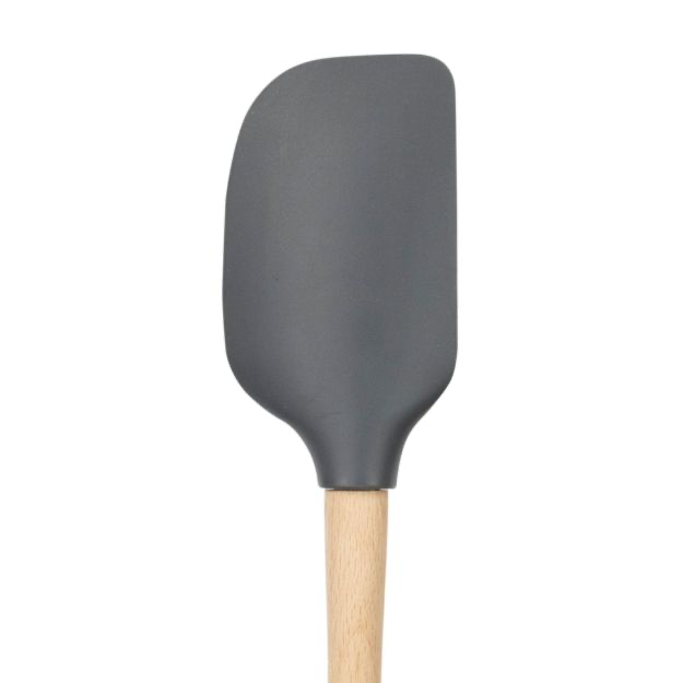 Flex-Core Spatula Wood Handle | Charcoal • Tovolo