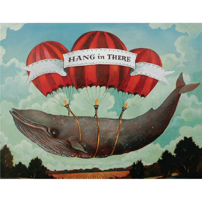 Hang In There Whale Card