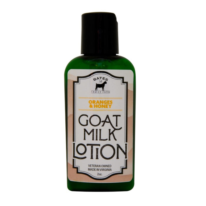 Orange and Honey Goat Milk Lotion 2 oz • Bates Family Farm