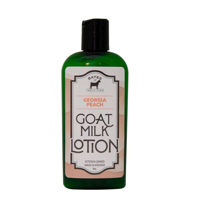Georgia Peach Goat Milk Lotion 4 oz • Bates Family Farm