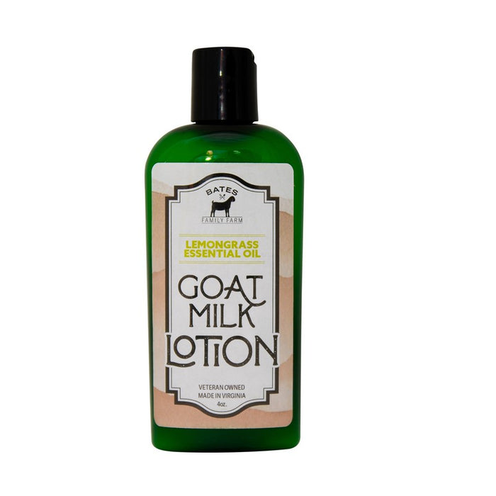 Lemongrass Goat Milk Lotion 4 oz • Bates Family Farm