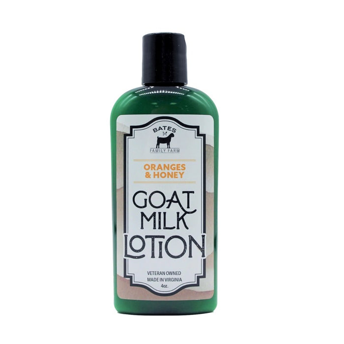 Orange & Honey Goat Milk Lotion 4 oz • Bates Family Farm