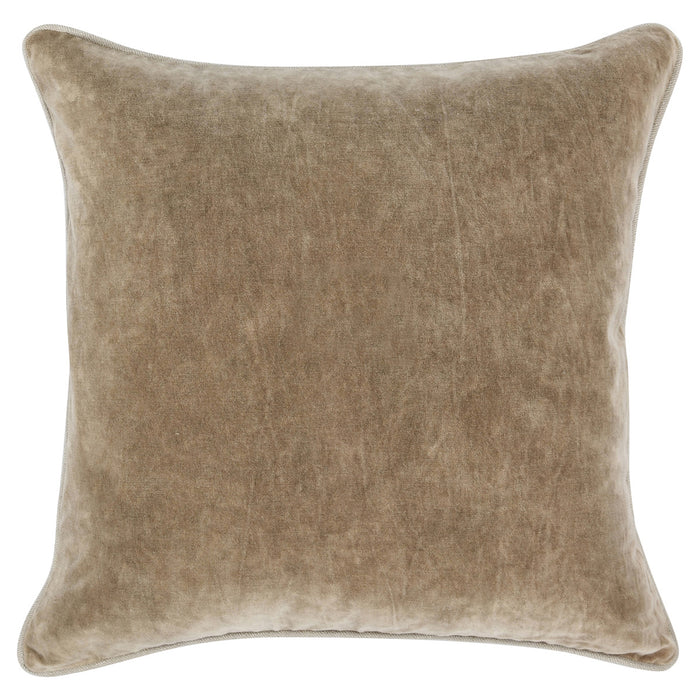 Velvet Wheat Pillow 22x22