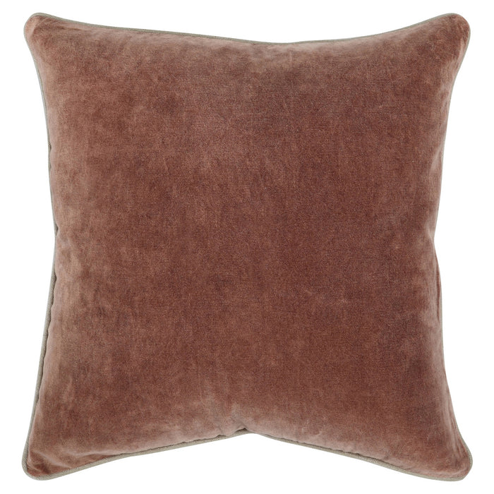 Velvet Auburn Pillow 22x22