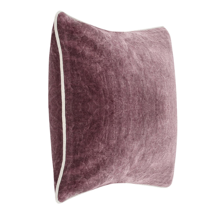 Velvet Sangria Red Pillow - 18x18