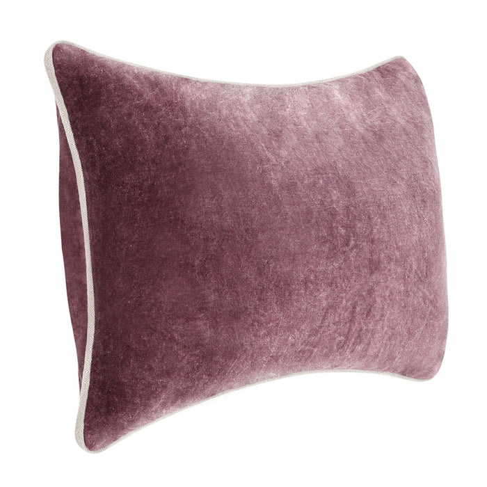 Velvet Sangria Lumbar Pillow - 14x20